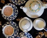 A picture of step 8 of Kashmiri Chai (pink Tea).