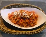 A picture of step 4 of Gajar ka halwa.