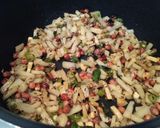 A picture of step 7 of Saboodanyachi Khichadi.