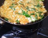 Foto langkah ke 2 dari resep Omelet Tahu Bayam.