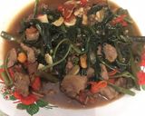 Foto langkah ke 4 dari resep Tumis kangkung with beef.