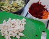 Foto del paso 1 de la receta: Tarta mix de semillas con verduras (multicolor)