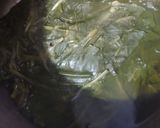 A picture of step 1 of Palak paneer.