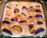 A picture of step 8 of Coconut Scalloped Tri-Color Potatoes.