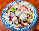 Hình bước làm 5 của món Salad thập cẩm trộn sốt mè rang