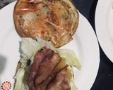 Foto del paso 5 de la receta: Hamburguesa de Pollo y Res con cebolla caramelizada