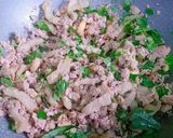 Hình bước làm 5 của món Vả trộn tôm thịt