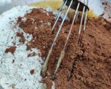 A picture of step 4 of Banana peanutbutter brownie.