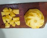 Foto langkah ke 1 dari resep Smooties namuncoy (nanas timun pokchoy).