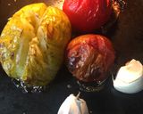 A picture of step 1 of Heritage tomato salsa.