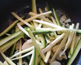 A picture of step 1 of Spaghetti with Fresh Anchovies, Zucchini, and Toasted Breadcrumbs.