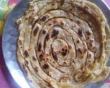 A picture of step 6 of Lacha Paratha.