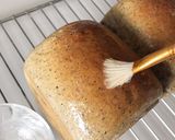 Foto langkah ke 17 dari resep Black Sesame Wholemeal Bread Loaf.
