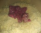 A picture of step 3 of Fried Kibbeh.