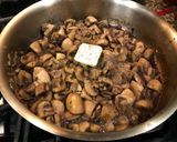 A picture of step 3 of Easy Mushrooms in Wine & Shallot Sauce with Herbs.