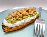 Foto del paso 6 de la receta: Boniato con ricotta, aguacate y carne especiada