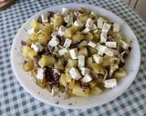 Une image de l'étape 13 de Salade de pommes de terre, chou blanc, oignon rouge et feta.