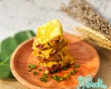Foto langkah ke 3 dari resep 150. Smoked Beef Toasted Bread (roti pangang asin).