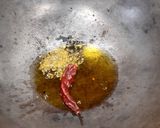 A picture of step 2 of Bhindi Bhaaji /Bhendi ko Tarkari/ Bhindi Sabzi.