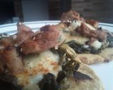 Foto del paso 16 de la receta: Arepitas🍘 con espinacas🌿, queso🧀y cerdo asado🥩.
