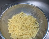 A picture of step 2 of Mac N Cheese.