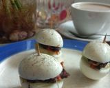 Foto langkah ke 7 dari resep Eggs Lung Burger [Real food].