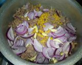 A picture of step 1 of Shami kabab.