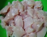 A picture of step 1 of Chicken Nuggets #RamadanKiTayari #fastfood.