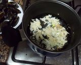 A picture of step 2 of Good Friday Soup.