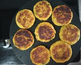 A picture of step 4 of Broccoli & Sweet potato Tikki with chickpeas/chole.