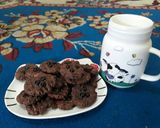 Foto langkah ke 11 dari resep Cookies Coklat Teflon 💙.