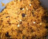A picture of step 3 of Carrot Halwa.