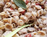Une image de l'étape 6 de ☆Salade d'Orechiette, Thon, Tomates et Basilic☆.