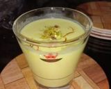 A picture of step 3 of Kesar lassi.