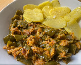 Foto del paso 6 de la receta: Judías verdes con tomate y patatas al vapor