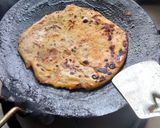 A picture of step 5 of Healthy breakfast Potato 😋 onion Paratha 😋💐.