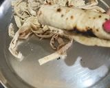 A picture of step 1 of Leftover chapati bhel.