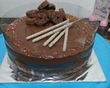 Foto langkah ke 10 dari resep Chocolate Truffle cake.