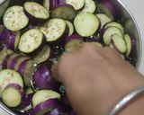 A picture of step 1 of Baingan Fry Recipe (Brinjal /Eggplant).