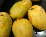 A picture of step 1 of Mango Milkshake Cocktail.