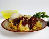 Foto langkah ke 5 dari resep Tahu Tek / Tahu Telur Surabaya.
