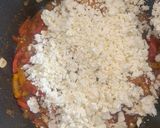 A picture of step 5 of Rosted bell peppers tomatoes and cottage cheese.