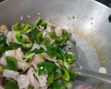 A picture of step 4 of Dry Chilli paneer.