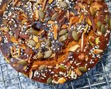 A picture of step 9 of Wheat Jaggery Cake.