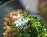A picture of step 1 of Chicken pakora's.