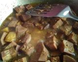 A picture of step 2 of Raw Jackfruit curry with Potato (Echor Curry).
