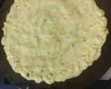 A picture of step 2 of Gobhi cheela.