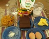 Foto langkah ke 1 dari resep Roti labu kuning isi coklat.