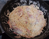 Foto del paso 3 de la receta: Espaguetis con mozarella y nata