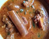A picture of step 6 of Ogbono soup.